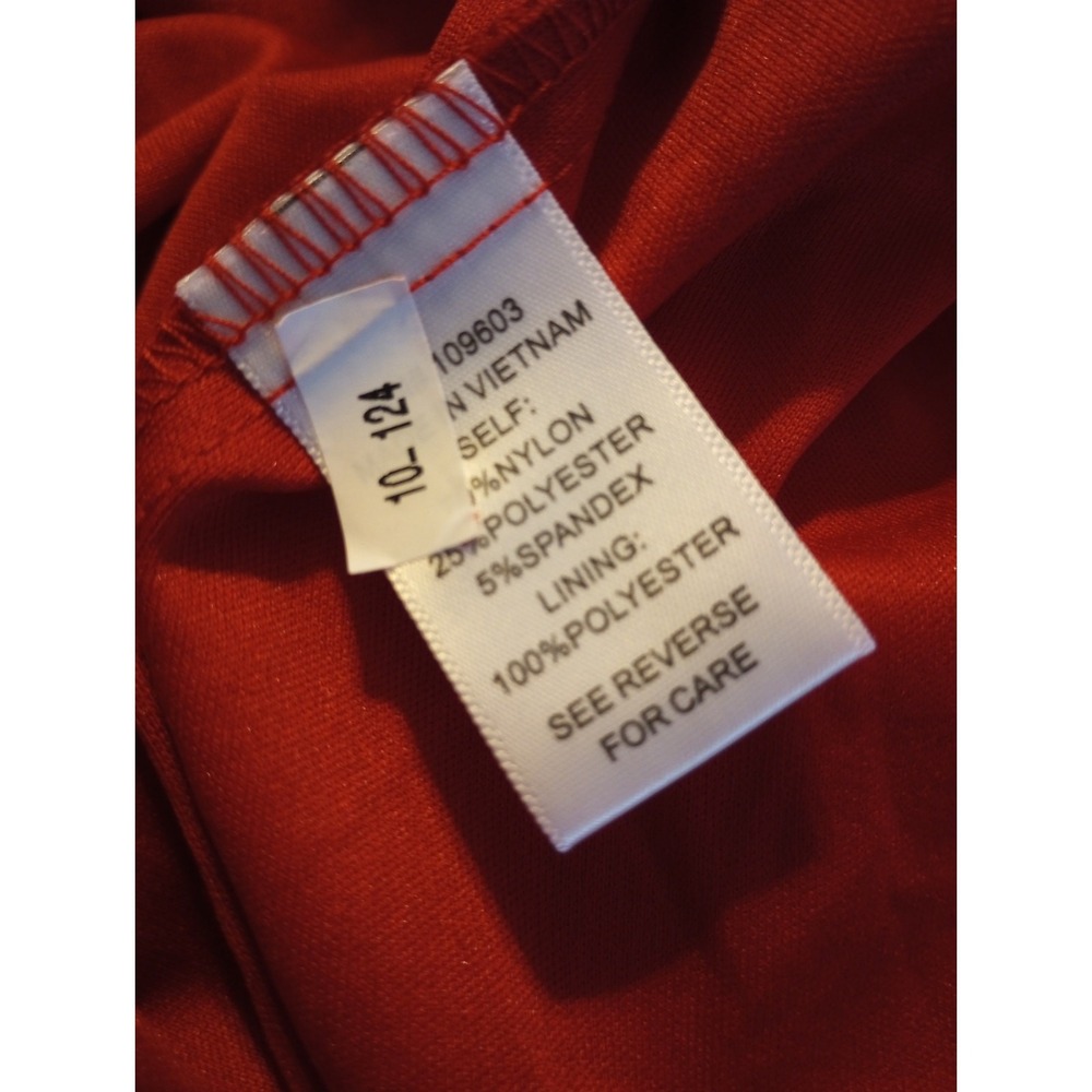 Chris McLaughlin Ladies size 10 Red Lace Dress New without‎ Tags - Picture 4 of 6